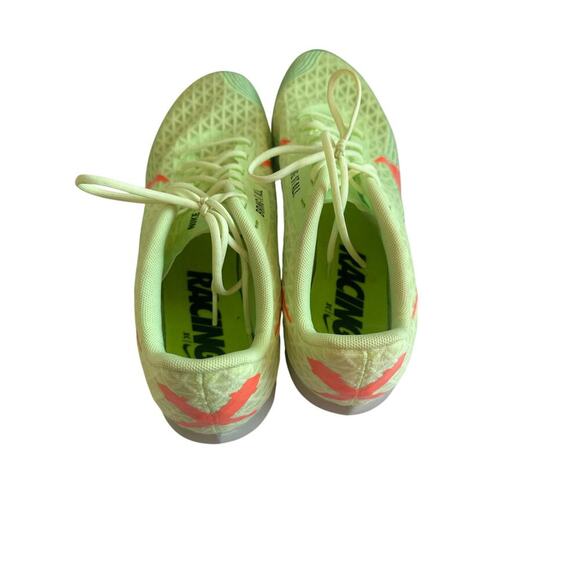 Nike Zoom Rival Distance XC5 Track Spikes Men’s 13 Volt Green Orange Sprint Shoe - Picture 3 of 7